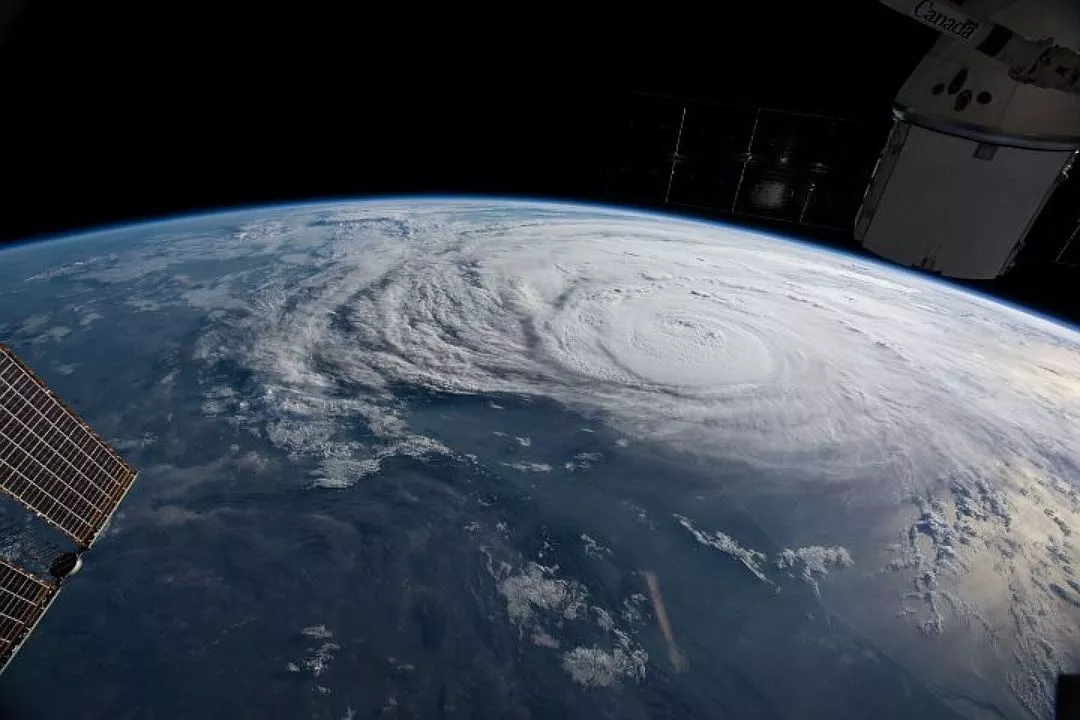 Как выглядит ураган «Харви» с орбиты МКС