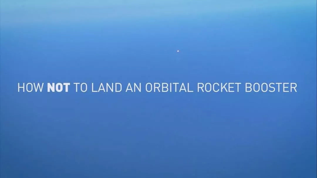 Илон Маск показал все неудачные посадки ракет SpaceX в одном ролике