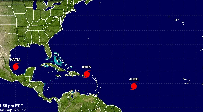 Ураганы Хосе и Катя: все, что мы знаем о них на данный момент
