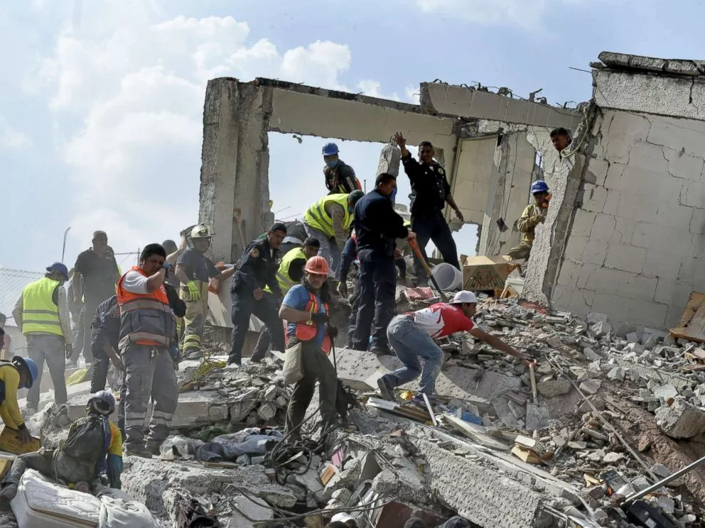 В Мексике произошло землетрясение — погибли сотни человек (фото, видео)