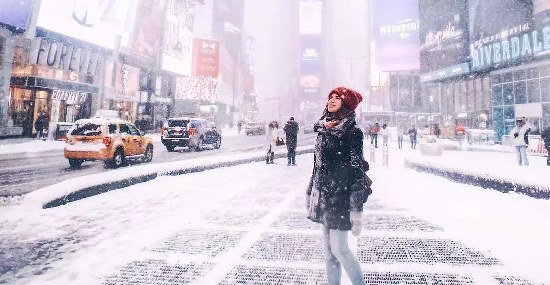 Первый снег в Нью-Йорке: 10 лучших фото из социальных сетей