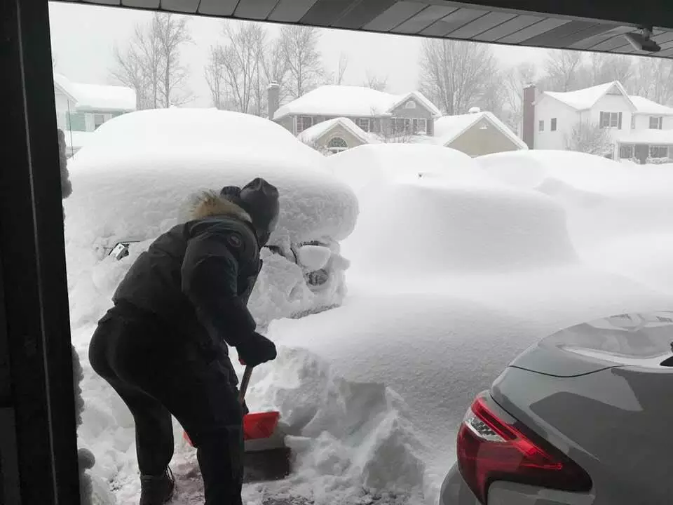 В Пенсильвании на Рождество выпало полтора метра снега (фото)