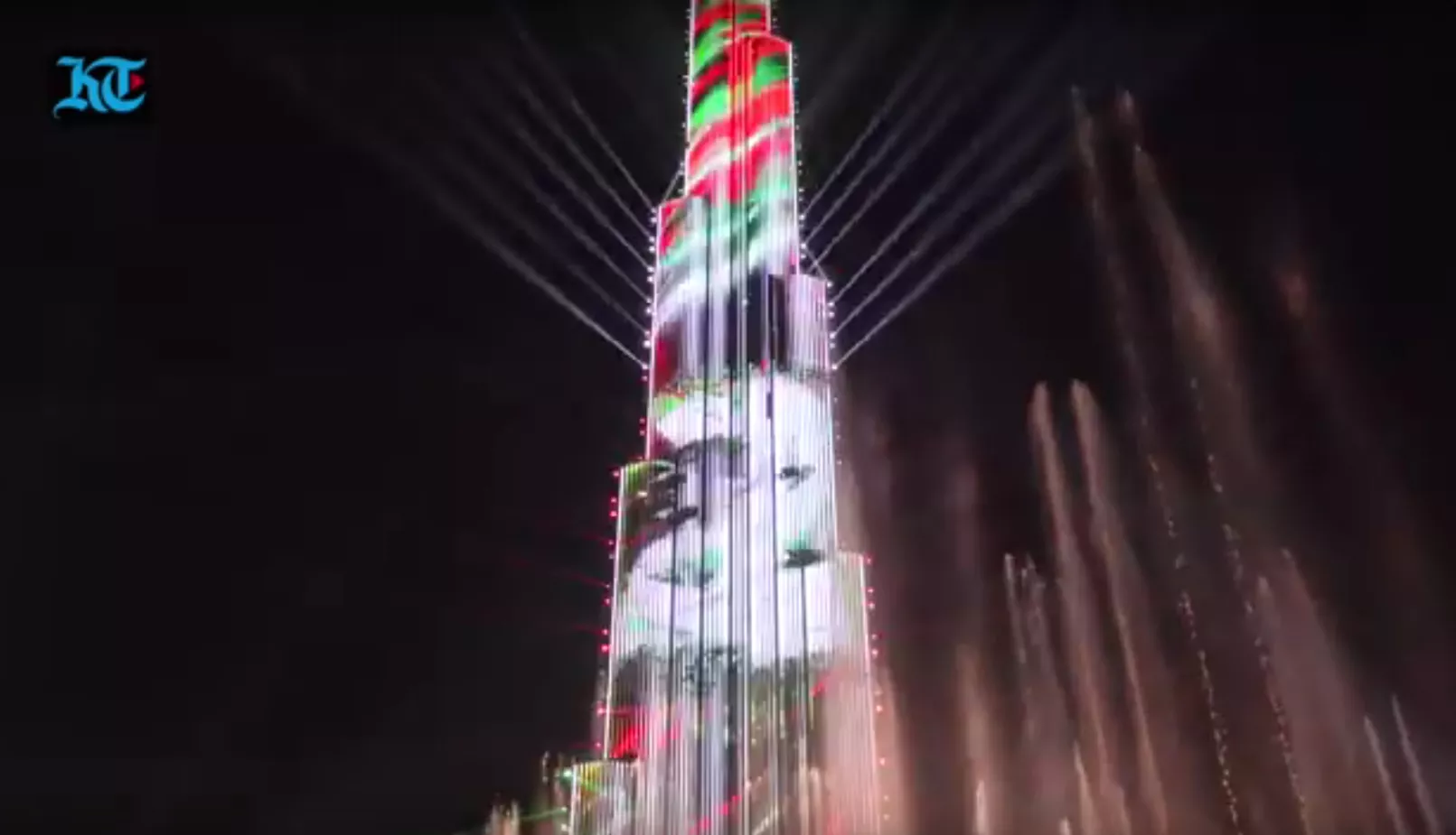 Рекордное по размаху лазерное шоу в Дубае