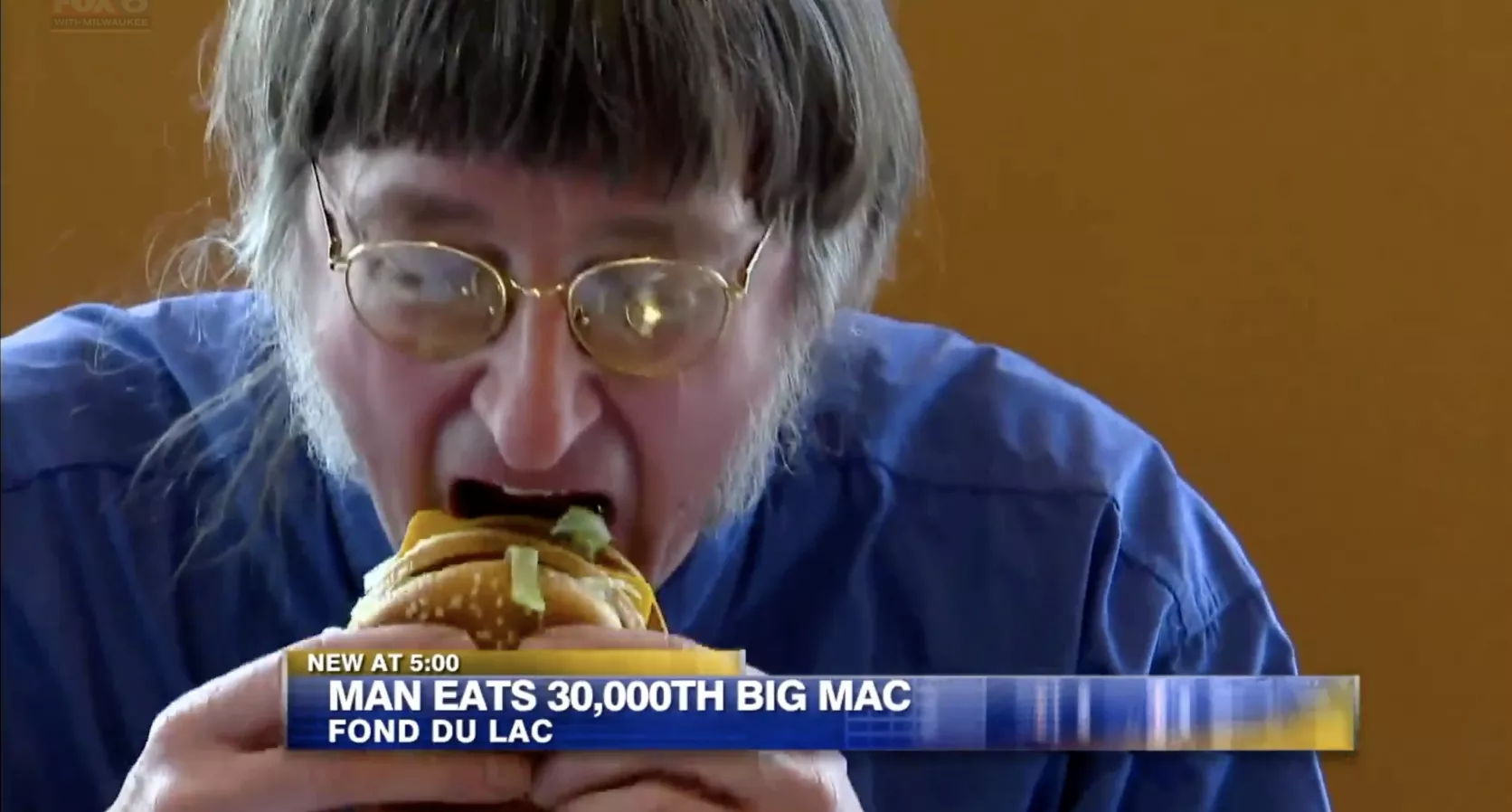 Американец съел 30 тысяч Биг-Маков, остался здоров и не собирается останавливаться